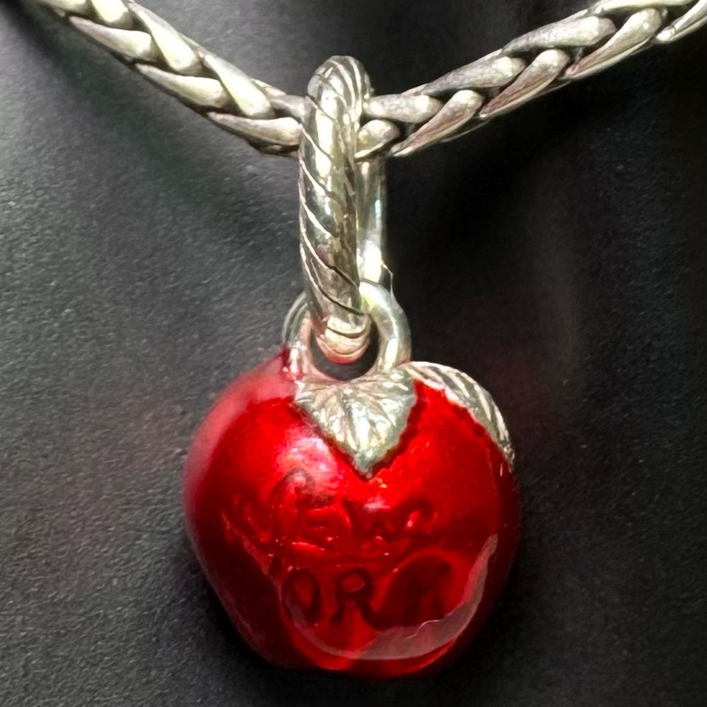 Brighton New York The Big Apple Pendant Charm for Necklace or Bracelet